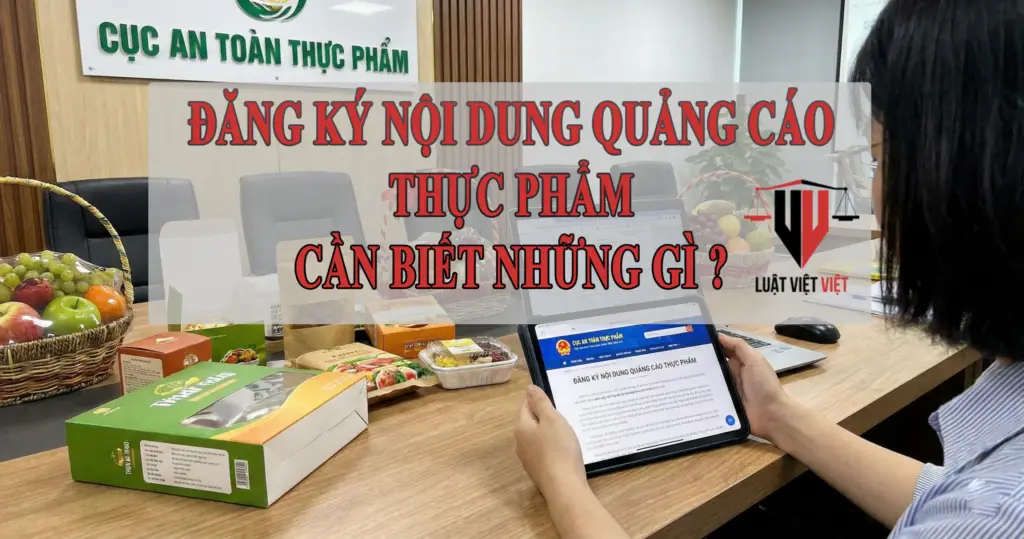 Đăng ký nội dung quảng cáo thực phẩm