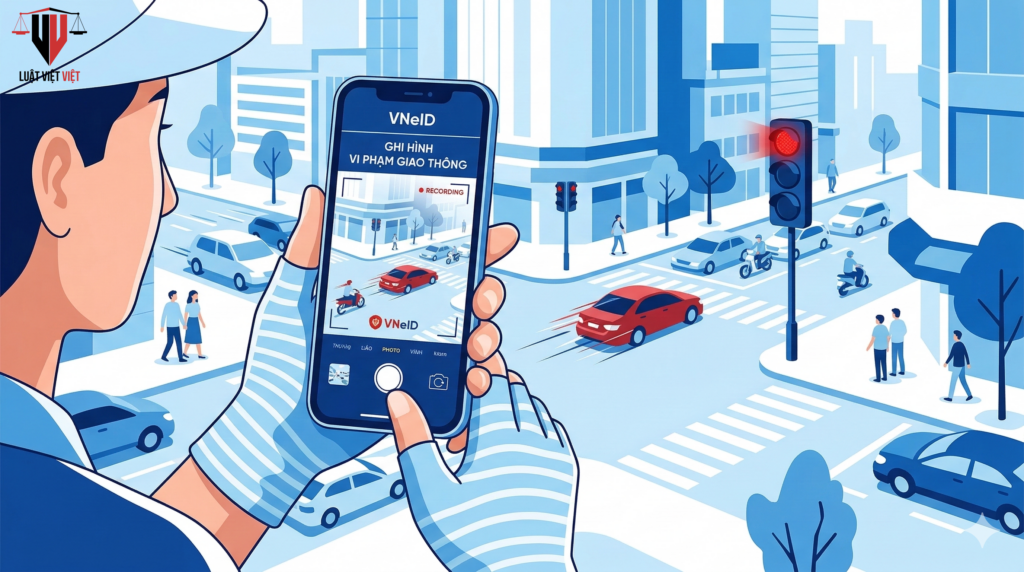 gửi dữ liệu tố vi phạm giao thông