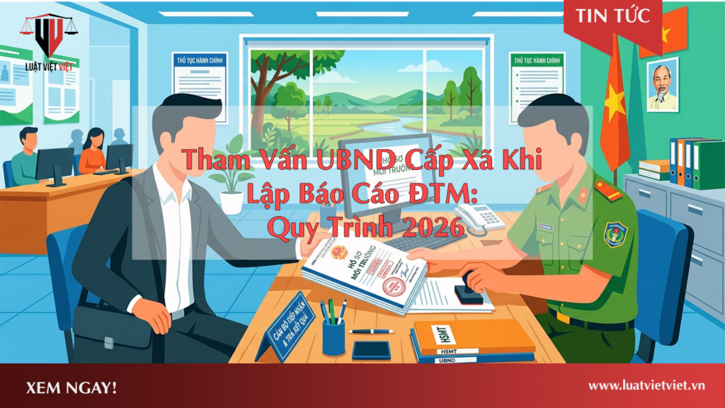 tham vấn UBND cấp xã khi lập báo cáo ĐTM